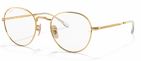 , женская оправа для очков Ray-Ban RX 3582V 2500, цвет: желтый, овальные, пластик